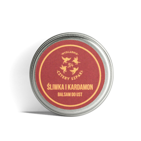 MYDLARNIA CZTERY SZPAKI Balsam do ust Śliwka i Kardamon 15 ml MYDLARNIA CZTERY SZPAKI Balsam do ust Śliwka i Kardamon 15 ml