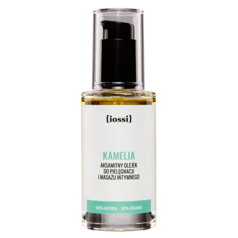 IOSSI Kamelia – aksamitny olejek intymny z kamelią i geranium, 50 ml IOSSI Kamelia – aksamitny olejek intymny z kamelią i geranium, 50 ml