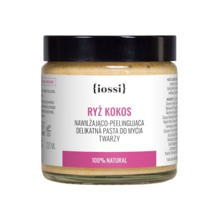 IOSSI Pasta do mycia twarzy Ryż i kokos 120 ml