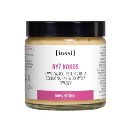 IOSSI Pasta do mycia twarzy Ryż i kokos 120 ml