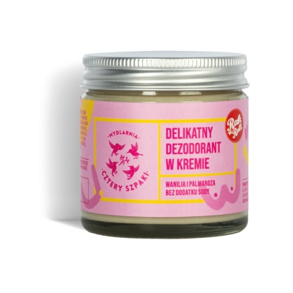 MYDLARNIA CZTERY SZPAKI Delikatny dezodorant w kremie Badaj Się 60 ml