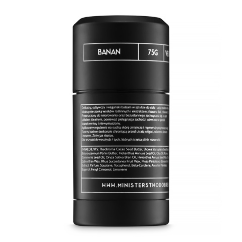 MINISTERSTWO DOBREGO MYDŁA Banana Stick Balm 75 g MINISTERSTWO DOBREGO MYDŁA Banana Stick Balm 75 g