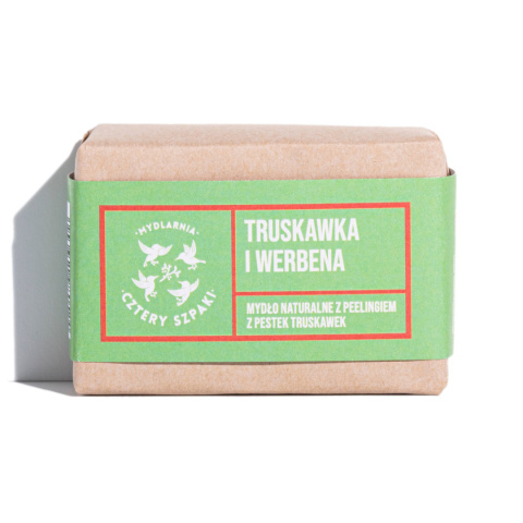 Mydło naturalne Truskawka i Werbena z peelingiem – gładka, nawilżona skóra i świeży zapach. Mydło naturalne Truskawka i Werbena z peelingiem – gładka, nawilżona skóra i świeży zapach.