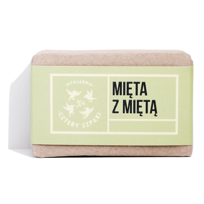 MYDLARNIA CZTERY SZPAKI Mydło w kostce Mięta z Miętą 110 g