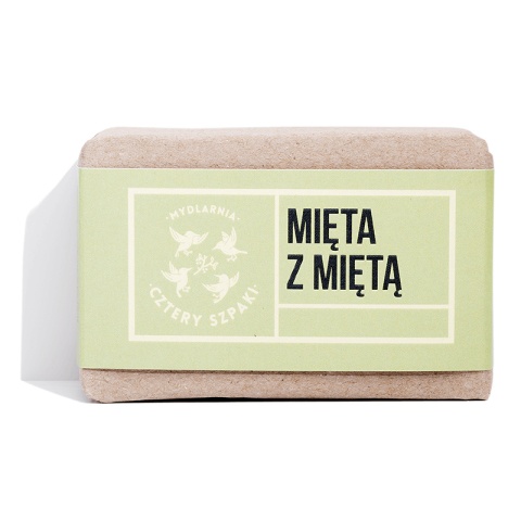 MYDLARNIA CZTERY SZPAKI Mydło w kostce Mięta z Miętą 110 g