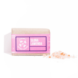 MYDLARNIA CZTERY SZPAKI Salty Lavender Bar Soap 110 g