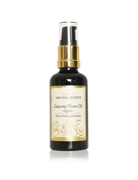 NATURAL SECRETS Olej ze Śliwki Gaskońskiej 50 ml NATURAL SECRETS Olej ze Śliwki Gaskońskiej 50 ml