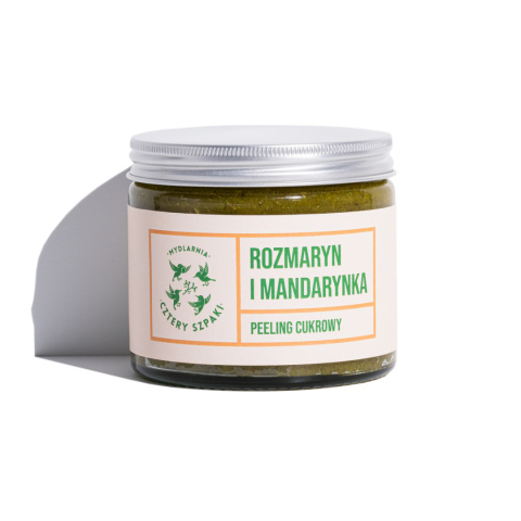 MYDLARNIA CZTERY SZPAKI Peeling do ciała Rozmaryn i Mandarynka 250 ml MYDLARNIA CZTERY SZPAKI Peeling do ciała Rozmaryn i Mandarynka 250 ml