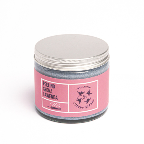 Peeling solny Słona Lawenda – scrub do ciała z solą morską, glinką i olejkami eterycznymi. Peeling solny Słona Lawenda – scrub do ciała z solą morską, glinką i olejkami eterycznymi.