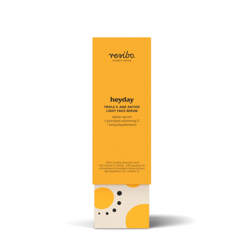 RESIBO Lekkie serum z potrójną witaminą C i antyoksydantami HEYDAY 30 ml RESIBO Lekkie serum z potrójną witaminą C i antyoksydantami HEYDAY 30 ml