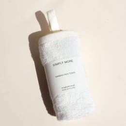 SIMPLY MORE Bamboo face towel
