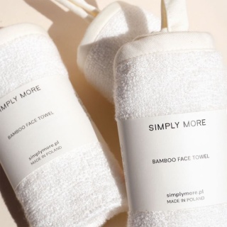 SIMPLY MORE Ręcznik do twarzy z bambusa