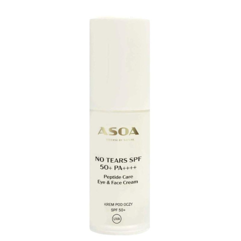 ASOA Eye & Face Cream NO TEARS SPF 50+ PA++++ 30 ml ASOA Eye & Face Cream NO TEARS SPF 50+ PA++++ 30 ml