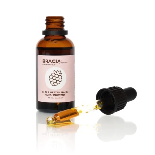 Bracia Mydlarze Olej z pestek malin nierafinowany 30 ml