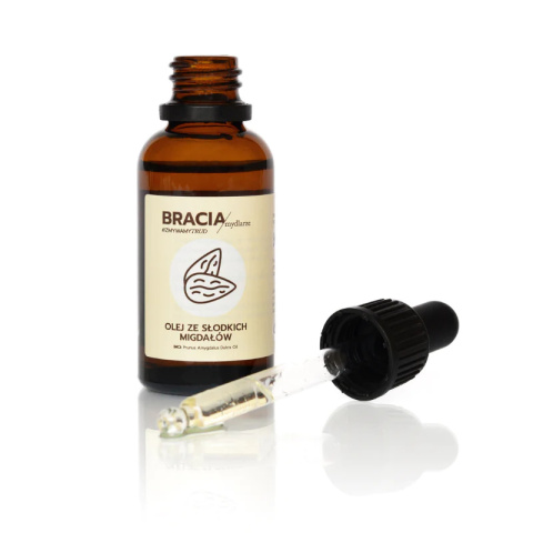 Bracia Mydlarze Olej ze słodkich migdałów 30 ml Bracia Mydlarze Olej ze słodkich migdałów 30 ml