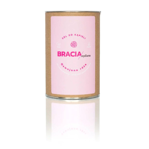 Bracia Mydlarze Sól do kąpieli Oswojona róża 300g Bracia Mydlarze Sól do kąpieli Oswojona róża 300g