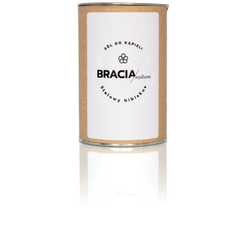 Bracia Mydlarze Sól do kąpieli z bergamotką Stalowy hibiskus 300g Bracia Mydlarze Sól do kąpieli z bergamotką Stalowy hibiskus 300g