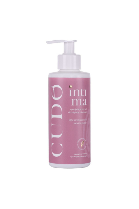 CUDO Intima – specjalistyczny żel do higieny intymnej z biofermentem i kwasem mlekowym 250 ml CUDO Intima – specjalistyczny żel do higieny intymnej z biofermentem i kwasem mlekowym 250 ml