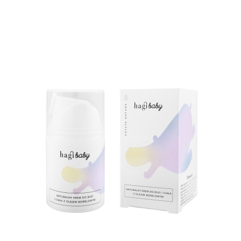 HAGI BABY Naturalny krem do buzi i ciała z olejem morelowym 50 ml HAGI BABY Naturalny krem do buzi i ciała z olejem morelowym 50 ml