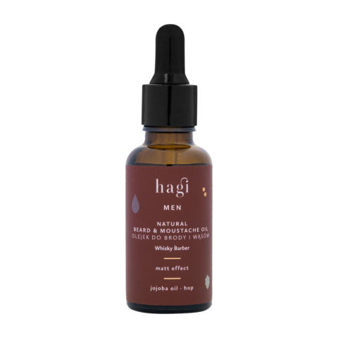 HAGI Naturalny olejek do brody i wąsów MAT WHISKY BARBER 30 ml HAGI Naturalny olejek do brody i wąsów MAT WHISKY BARBER 30 ml