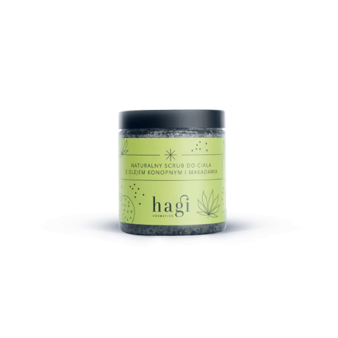 HAGI Natural Body Scrub with Hemp and Macadamia Oil 300 g HAGI Natural Body Scrub with Hemp and Macadamia Oil 300 g