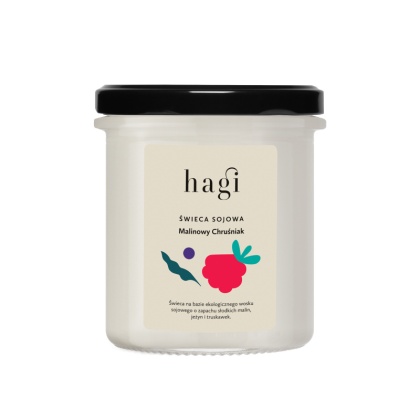 HAGI SOY CANDLE RASPBERRY CHRUŚNIAK 215 ml