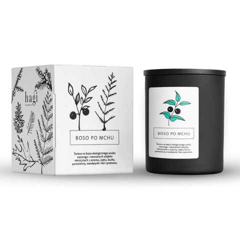 HAGI barefoot moss candle 230 g HAGI barefoot moss candle 230 g