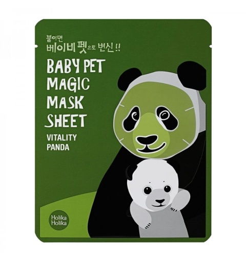 HOLIKA HOLIKA Cotton Sheet Face Care Mask - Vitality Panda 22 ml HOLIKA HOLIKA Cotton Sheet Face Care Mask - Vitality Panda 22 ml