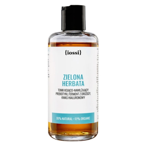 IOSSI Zielona Herbata – kojący tonik w butelce 50 ml z hydrolatem z róży i zieloną herbatą IOSSI Zielona Herbata – kojący tonik w butelce 50 ml z hydrolatem z róży i zieloną herbatą
