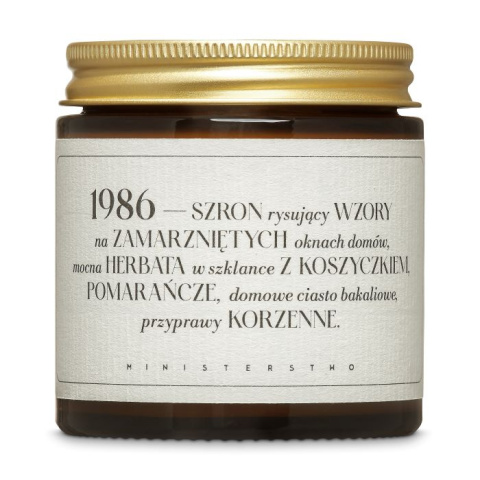 MINISTERSTWO DOBREGO MYDŁA Świeca 1986 120 ml MINISTERSTWO DOBREGO MYDŁA Świeca 1986 120 ml