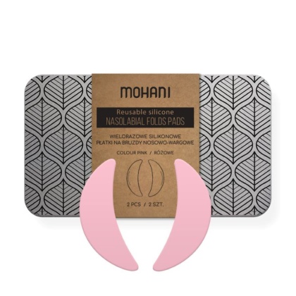 MOHANI Wielorazowe silikonowe płatki na bruzdy nosowo-wargowe