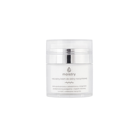 MOISTRY Naturalny krem do skóry naczynkowej 50 ml MOISTRY Naturalny krem do skóry naczynkowej 50 ml