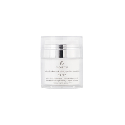 MOISTRY Naturalny krem do skóry problematycznej 50 ml MOISTRY Naturalny krem do skóry problematycznej 50 ml