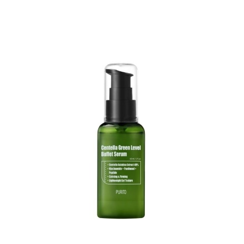 Purito PURITO Centella Green Level Buffet Serum, Regenerating Face Serum with Centella Asiatica, 60 ml Purito PURITO Centella Green Level Buffet Serum, Regenerating Face Serum with Centella Asiatica, 60 ml