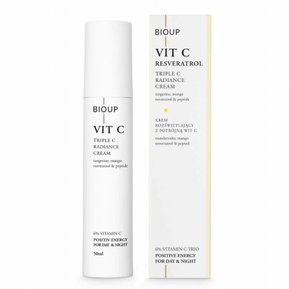 Bioup Brightening Cream with Triple Vitamin C and Resveratrol 50 ml