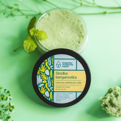 Bydgoska Wytwórnia Mydła Cukrowy Peeling do ciała Słodka Bergamotka