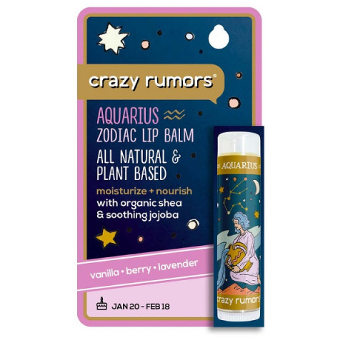 CRAZY RUMORS Naturalny balsam do ust - Wodnik CRAZY RUMORS Naturalny balsam do ust - Wodnik