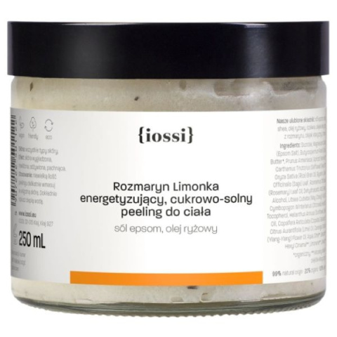 IOSSI Energizing Body Scrub ROSEMARY LIME 250 ML IOSSI Energizing Body Scrub ROSEMARY LIME 250 ML