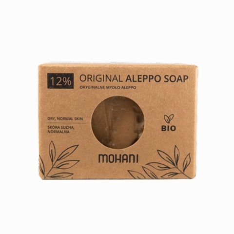 MOHANI Mydło Aleppo BIO oliwkowo-laurowe 12%