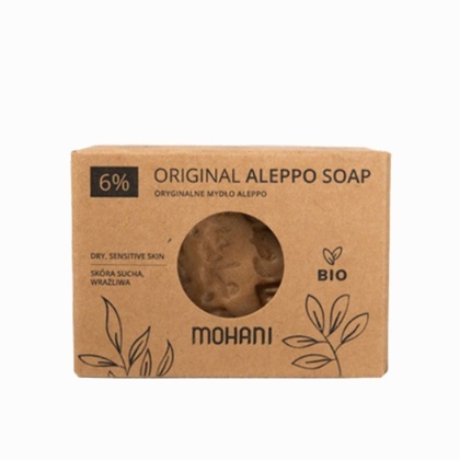 MOHANI Mydło Aleppo BIO oliwkowo-laurowe 6%