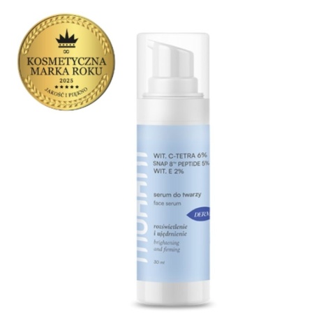 MOHANI Napinająco-rozświetlające serum do twarzy z Witaminą C TETRA 6%, neuropeptydem i Witaminą E