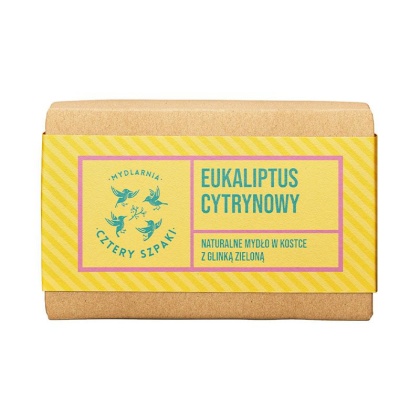MYDLARNIA CZTERY SZPAKI Eukaliptus Cytrynowy - naturalne mydło w kostce