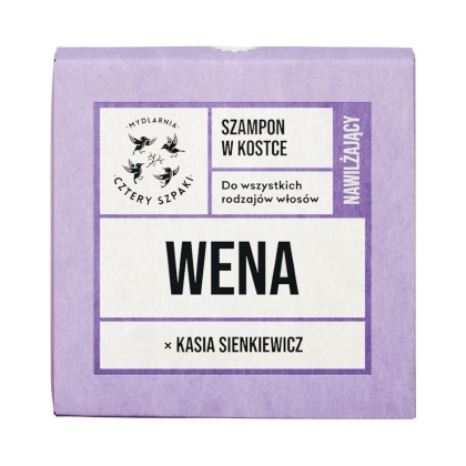 MYDLARNIA CZTERY SZPAKI Nawilżający szampon w kostce WENA x Kasia Sienkiewicz