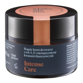 Make Me Bio Intense Care Bogaty krem do twarzy z wit A, E i nienasyconymi kwasami tłuszczowymi 50 ml
