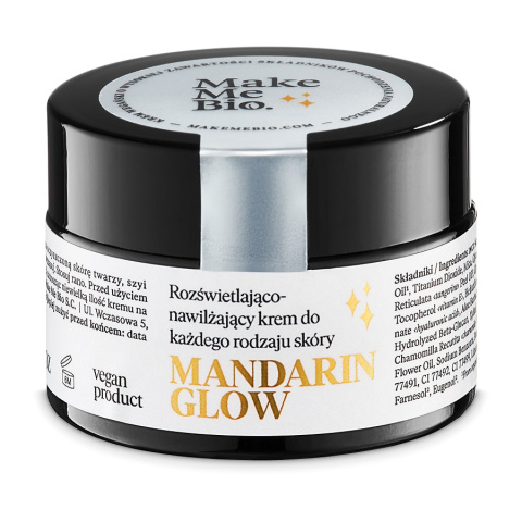 Make Me Bio Mandarin Glow Rozświetlająco-nawilżający krem do każdego rodzaju skóry 30ml Make Me Bio Mandarin Glow Rozświetlająco-nawilżający krem do każdego rodzaju skóry 30ml