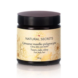 NATURAL SECRETS Cytrusowe Masełko Pielęgnacyjne 100 g