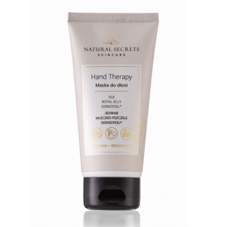 NATURAL SECRETS Hand Therapy - maska do dłoni z proteinami jedwabiu 75 ml