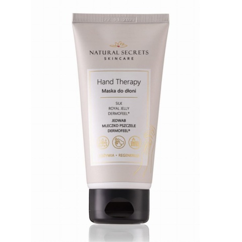 NATURAL SECRETS Hand Therapy - maska do dłoni z proteinami jedwabiu 75 ml