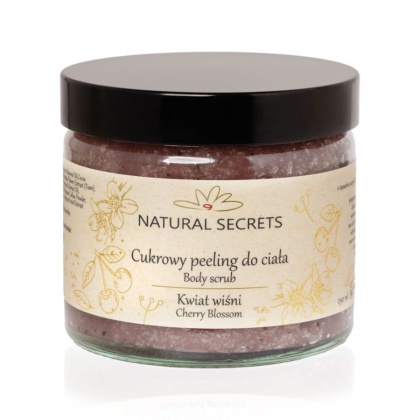 NATURAL SECRETS Peeling cukrowy Kwiat Wiśni 250 ml