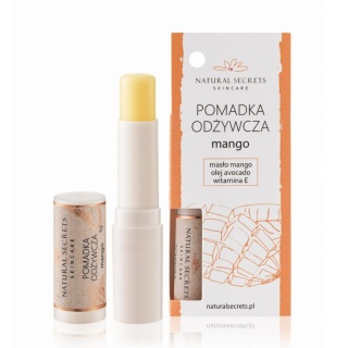 NATURAL SECRETS Pomadka odżywcza z olejem avocado i witaminą E - mango
